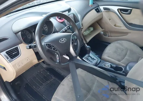 2013 Hyundai Elantra Gls z USA, uszkodzony, nr VIN 5NPDH4AE9DH350120